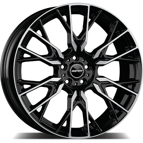 Alu kola GMP Fender 9.5x21 5x112 ET36 66.6 black diamond