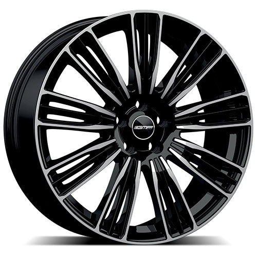 Alu kola GMP Conventry 9.5x22 5x108 ET42 63.4 black diamond | Wheelsup.cz