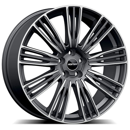 Alu kola GMP Conventry 9.5x22 5x108 ET42 63.4 matt anthracite diamond