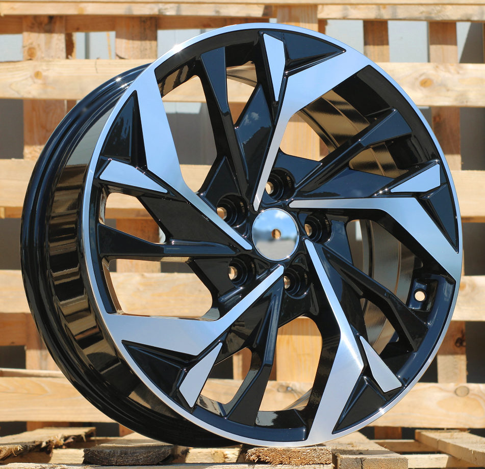 Alu kola pro Hyundai B1953 7x17 5x114.3 ET43 Black Polished
