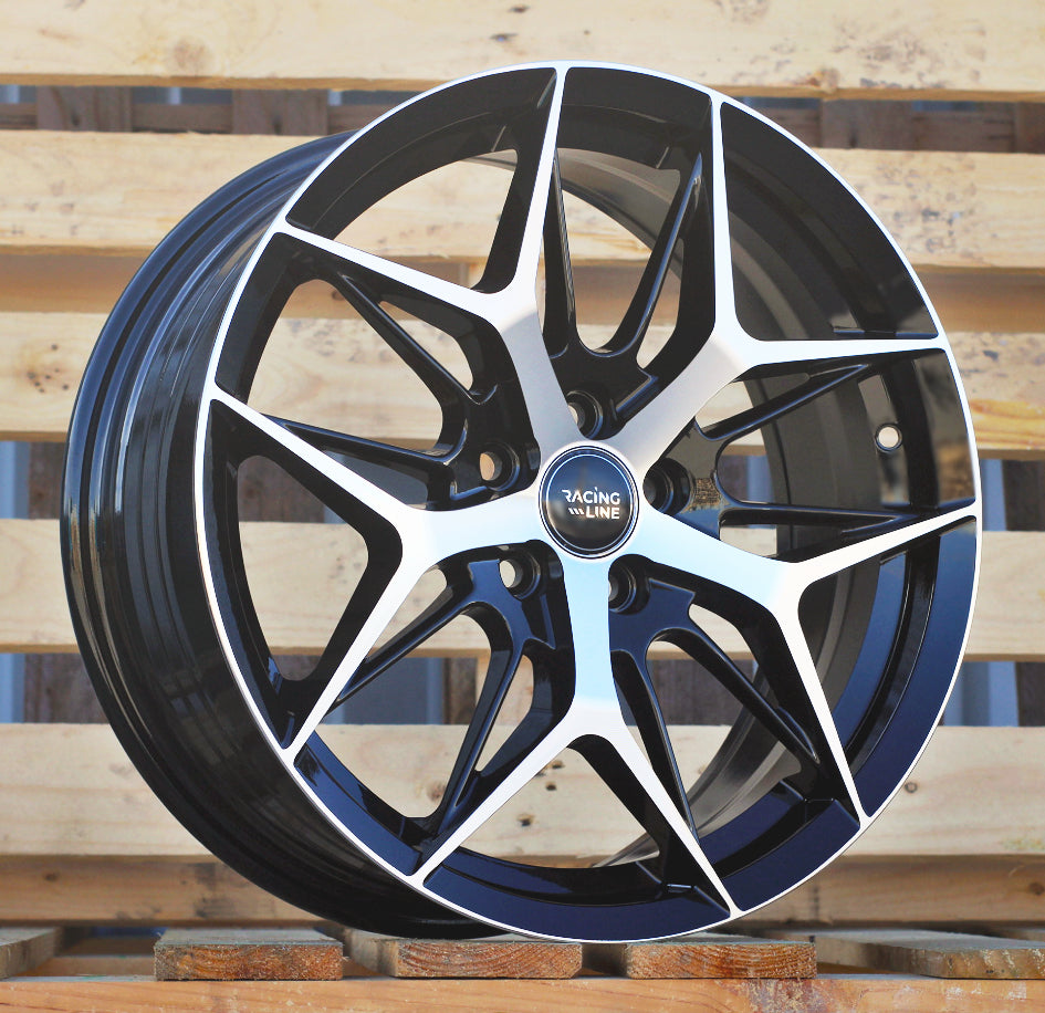 Alu kola Racing Line FBX114 7x17 5x112 ET40 57.1 Black Polished