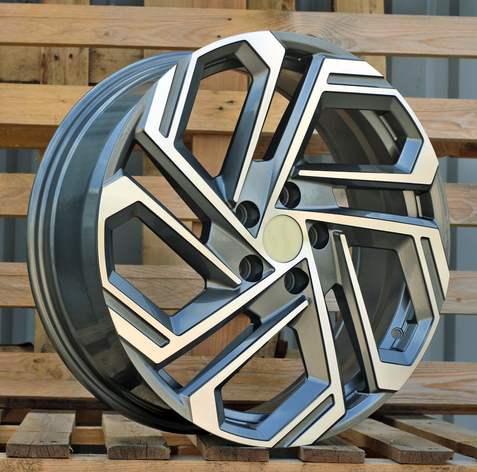 Alu kola pro Hyundai FBX345 7.5x18 5x114.3 ET51 67.1 Grey Polished