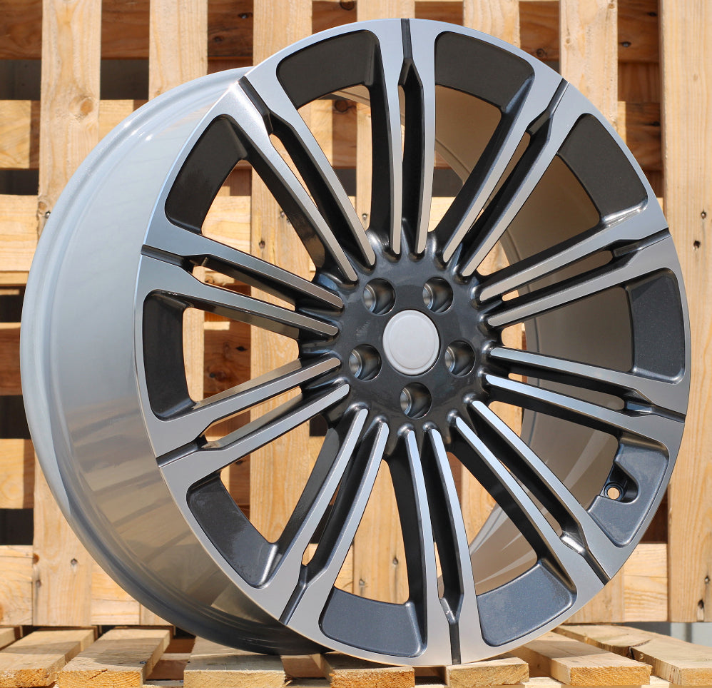 Alu kola pro Land Rover B1808 9.5x23 5x120 ET42.5 72.6 Grey Polished