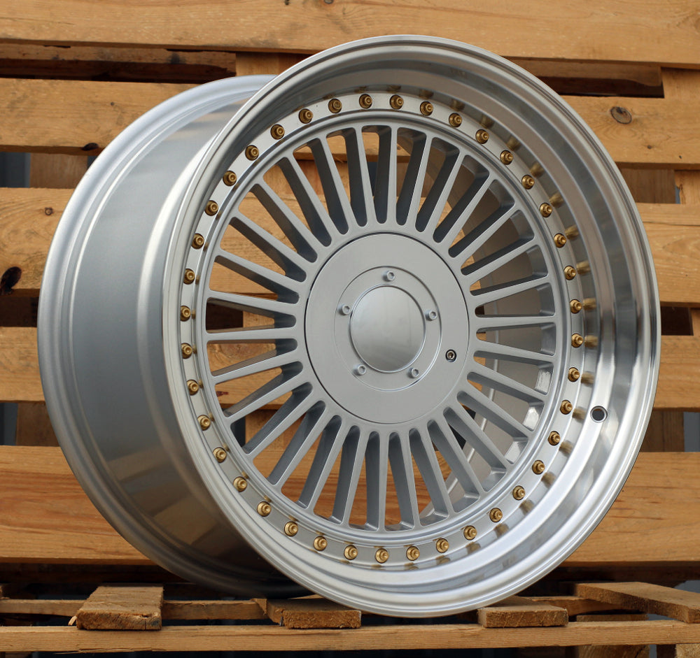 Alu kola pro BMW L2413 10x19 5x112 ET25 74.1 Silver & Polished Lip