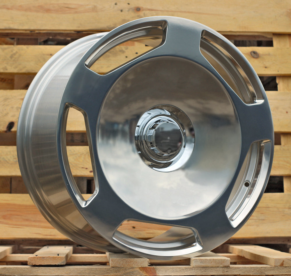 Alu kola pro Mercedes FBX052 8x18 5x112 ET35 66.6 stříbrná