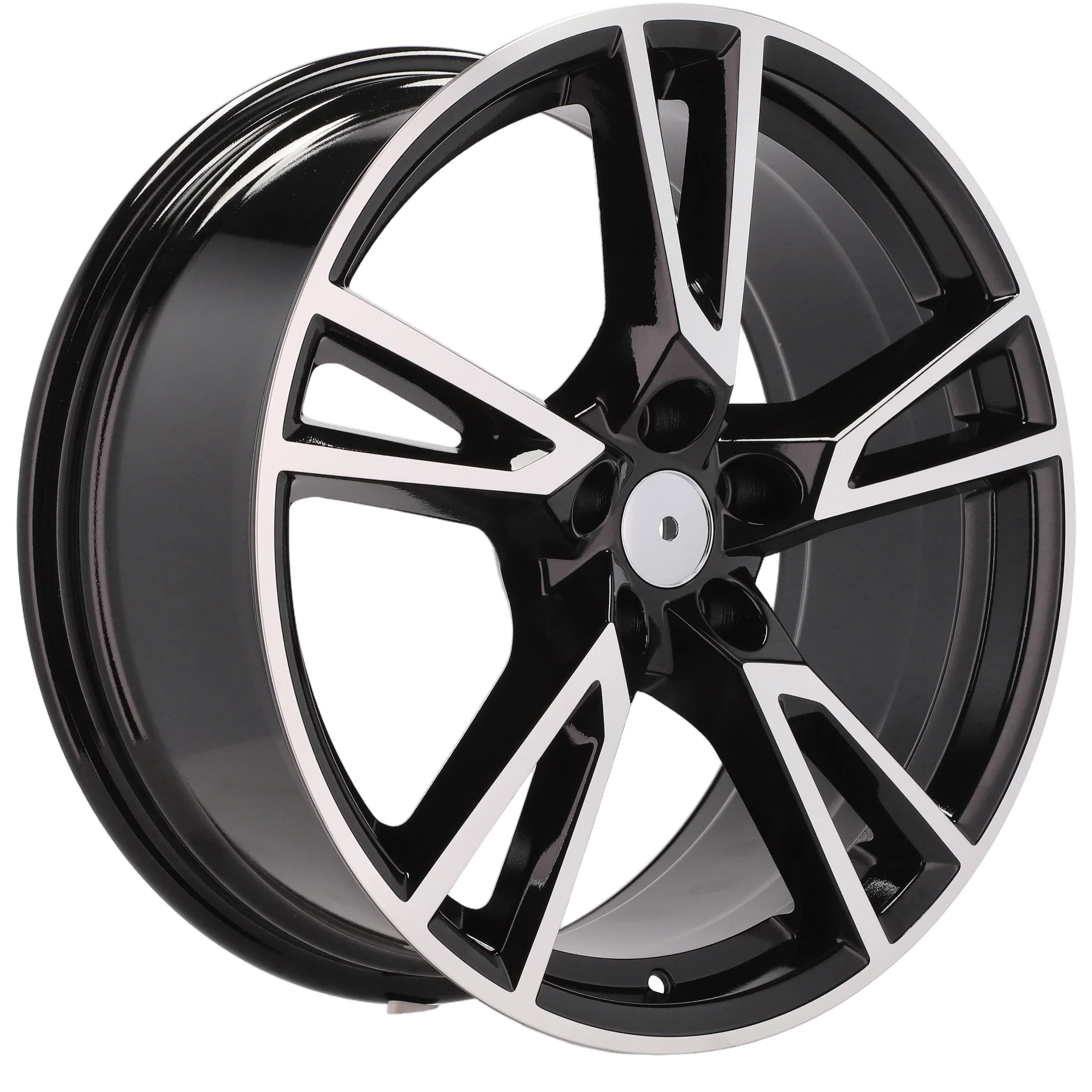 Alu kola pro Audi A043 8x19 5x112 ET39 66.6 Black Polished | Wheelsup.cz