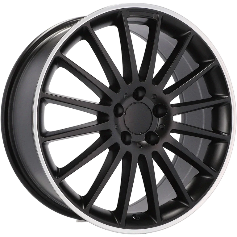 Alu kola pro Mercedes A1020 9x19 5x112 ET54 66.6 Black Half Matt & Polished Lip | Wheelsup.cz