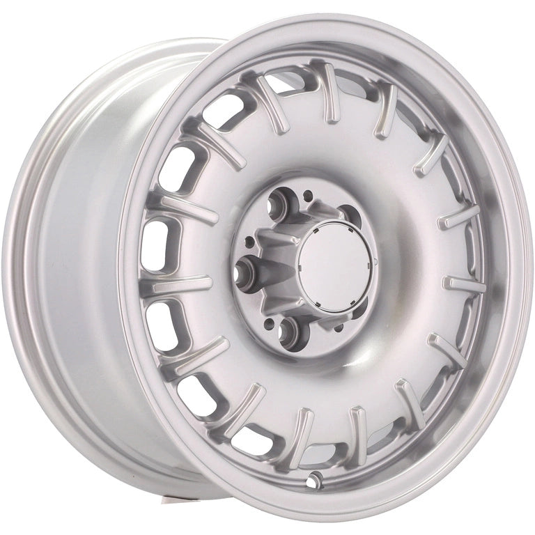 Alu kola pro Mercedes A1370 6x14 5x112 ET25 66.6 Silver Shining