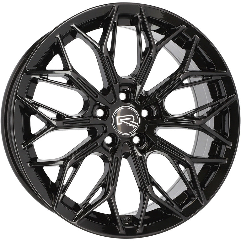 Alu kola Racing Line A1407 7.5x17 5x100 ET40 57.1 Black | Wheelsup.cz