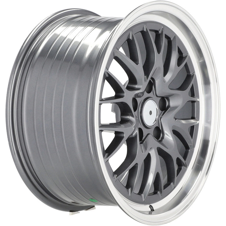 Alu kola Racing Line A1408 9x18 5x120 ET20 74.1 Gun Metal & Polished Lip | Wheelsup.cz