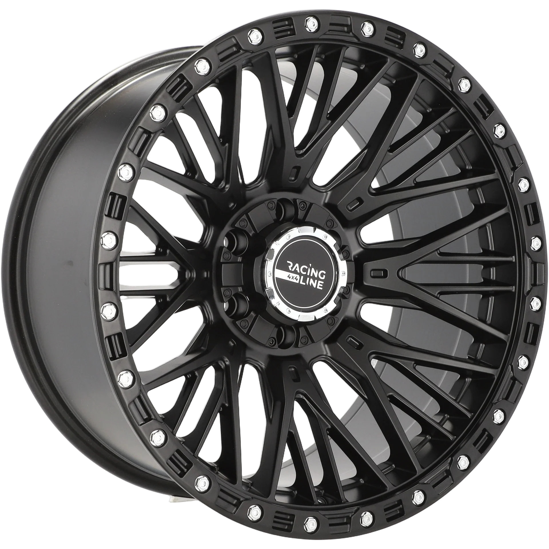 Alu kola pro Offroad A1431 10x20 6x139.7 ET-18 106.1 Black Half Matt | Wheelsup.cz