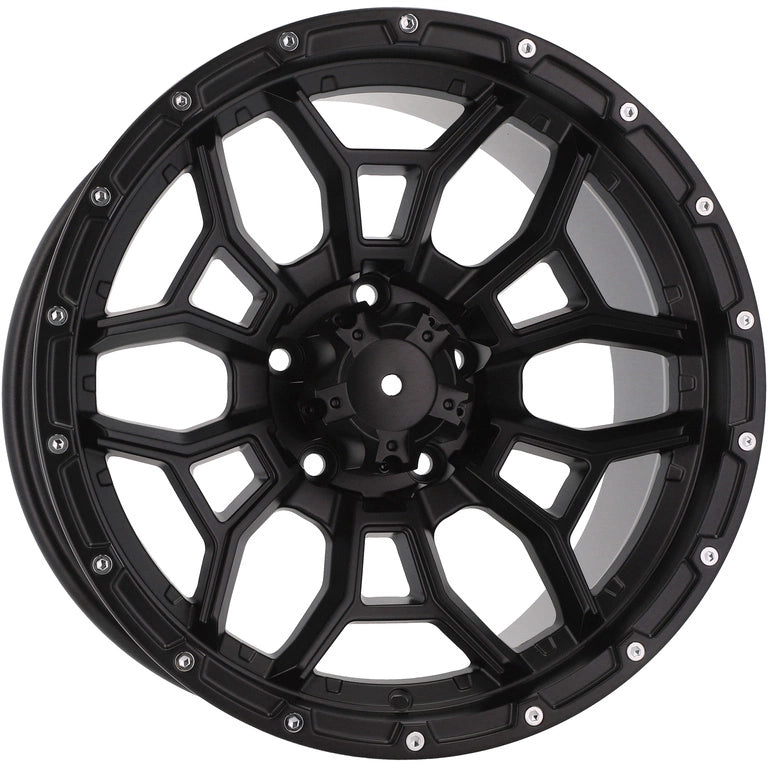 Alu kola pro Offroad A1915 9x17 5x127 ET-6 78.1 Black Half Matt