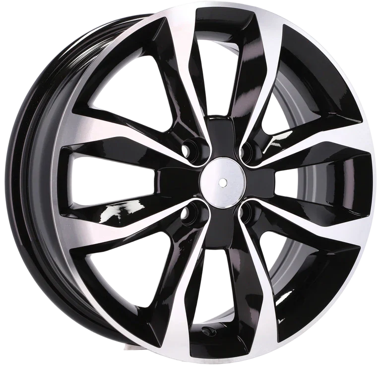 Alu kola pro Nissan A415 6x15 4x100 ET50 60.1 Black Polished | Wheelsup.cz