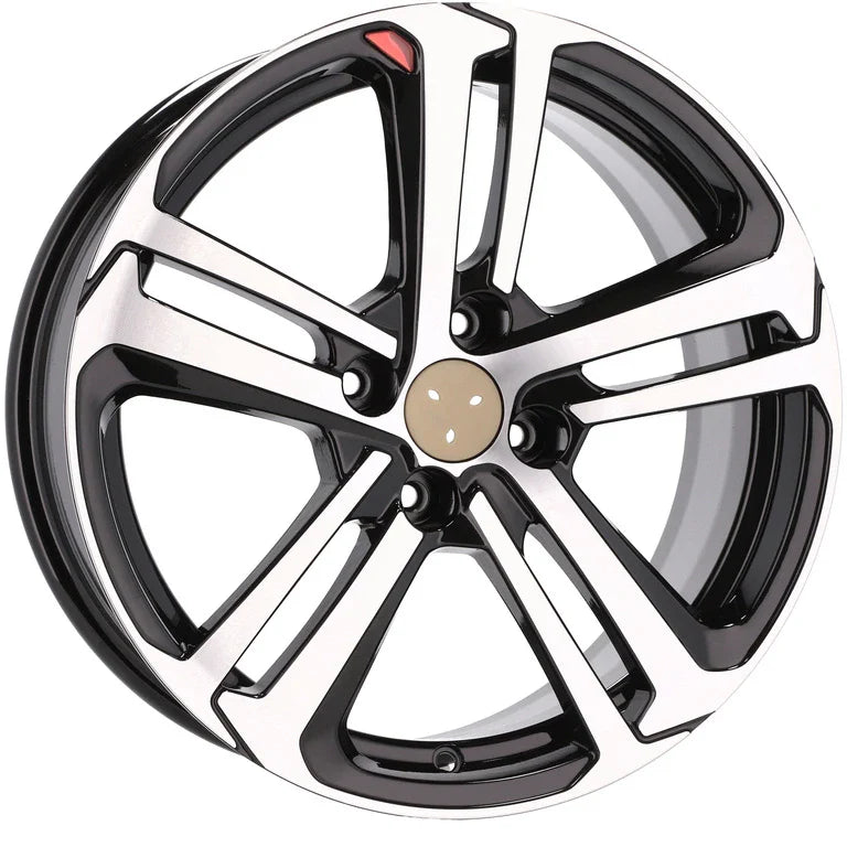 Alu kola pro Citroen A5017 6.5x15 4x108 ET20 65.1 Black Polished | Wheelsup.cz
