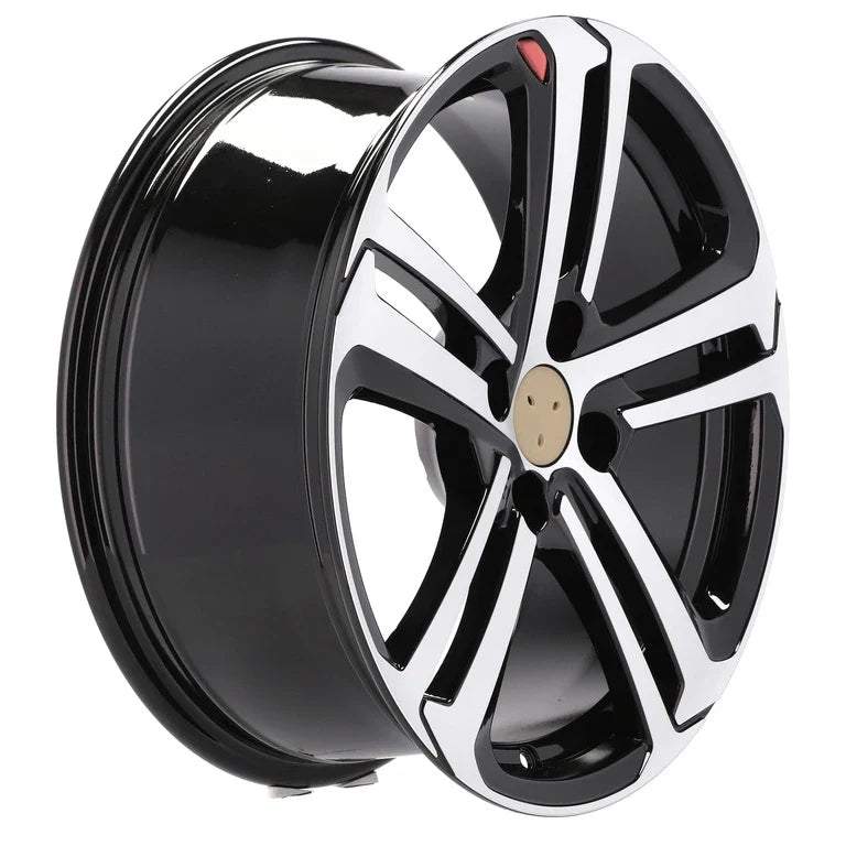 Alu kola pro Peugeot A5017 7x17 4x108 ET30 65.1 Black Polished | Wheelsup.cz
