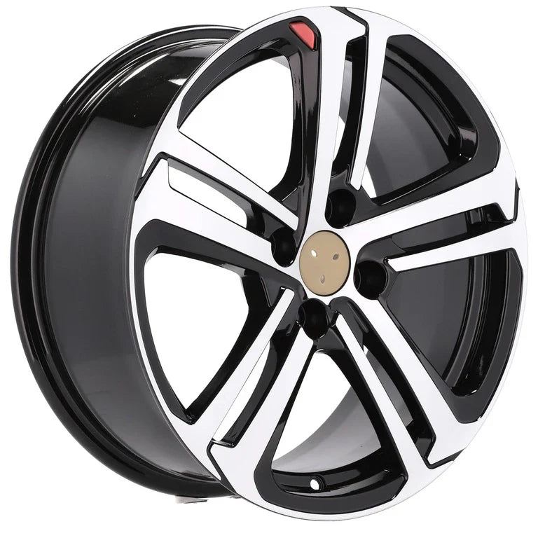 Alu kola pro Citroen A5017 6.5x17 4x108 ET20 Black Polished | Wheelsup.cz