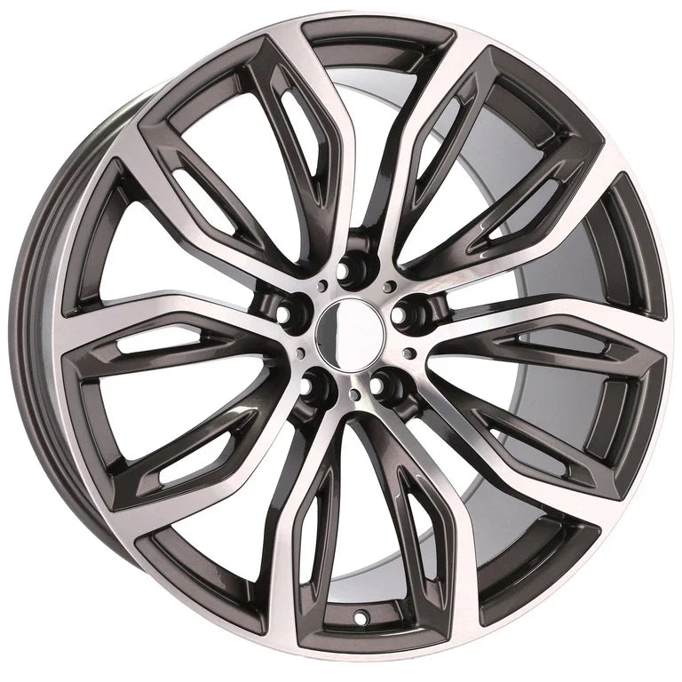 Alu kola pro BMW A5040 10.5x21 5x120 ET45 74.1 Grey Polished | Wheelsup.cz