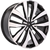 Alu kola pro Volkswagen A5377 7.5x17 5x120 ET50 65.1 Black Polished
