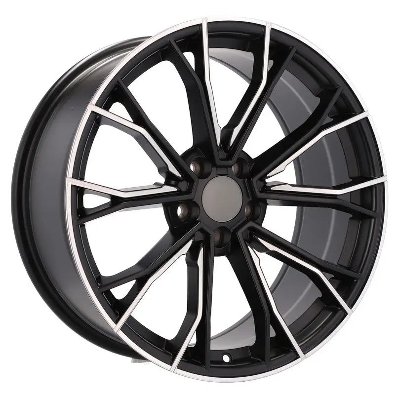 Alu kola pro BMW A5385 9.5x19 5x112 ET38 66.6 Black Half Matt