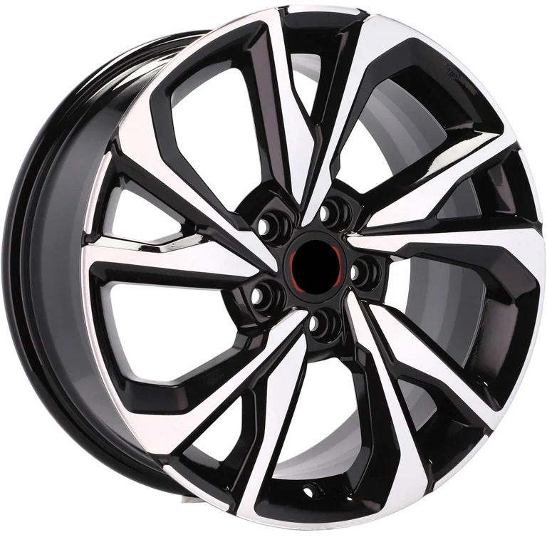 Alu kola pro Honda A5563 7x17 5x114.3 ET45 64.1 Black Polished | Wheelsup.cz