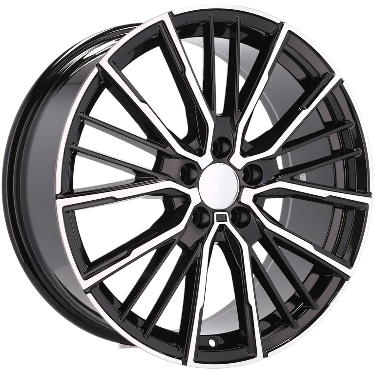 Alu kola pro BMW A5824 8x18 5x112 ET50 66.6 Black Polished | Wheelsup.cz