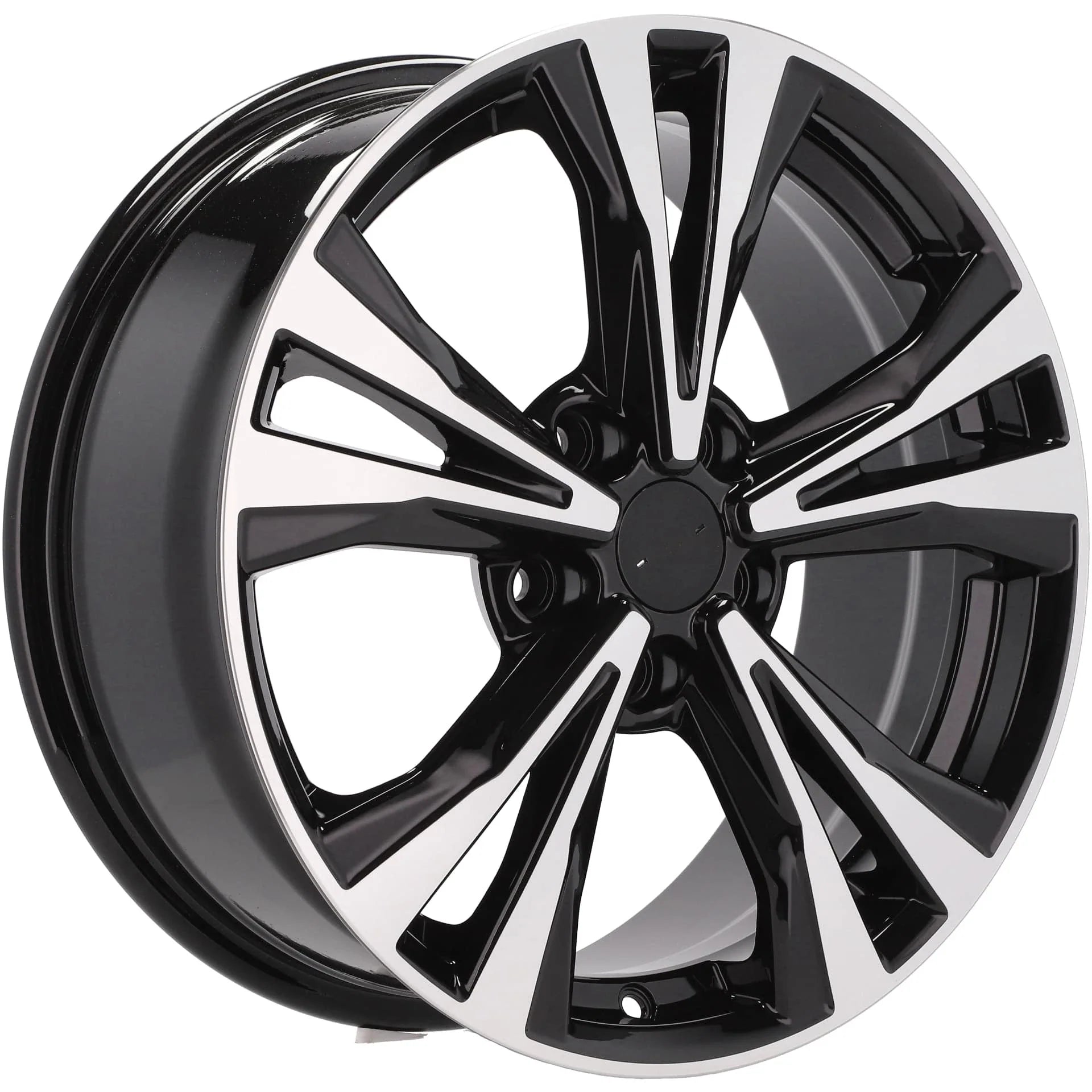 Alu kola pro Nissan A5832 7x18 5x114.3 ET40 66.1 Black Polished | Wheelsup.cz