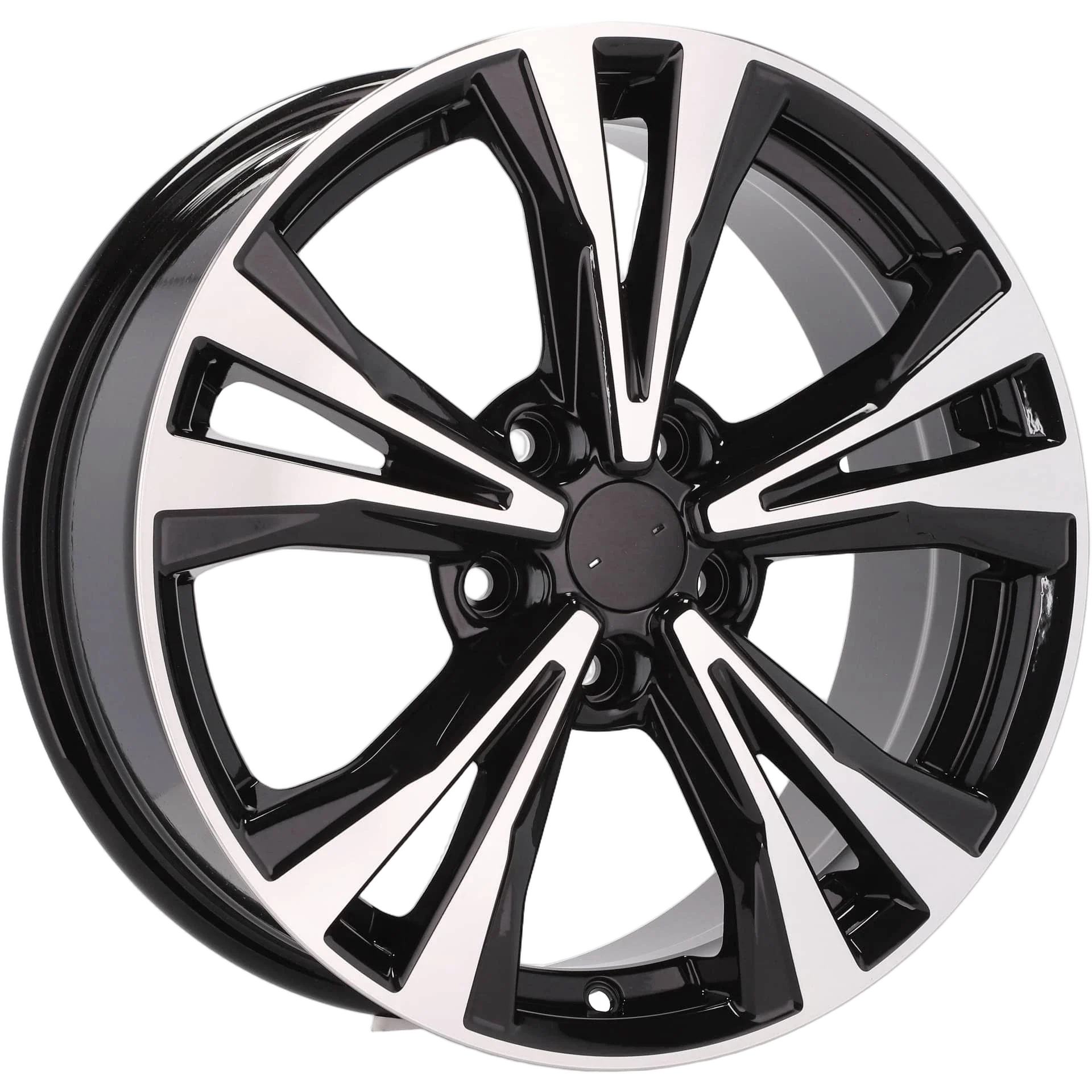 Alu kola pro Nissan A5832 7x18 5x114.3 ET40 66.1 Black Polished | Wheelsup.cz