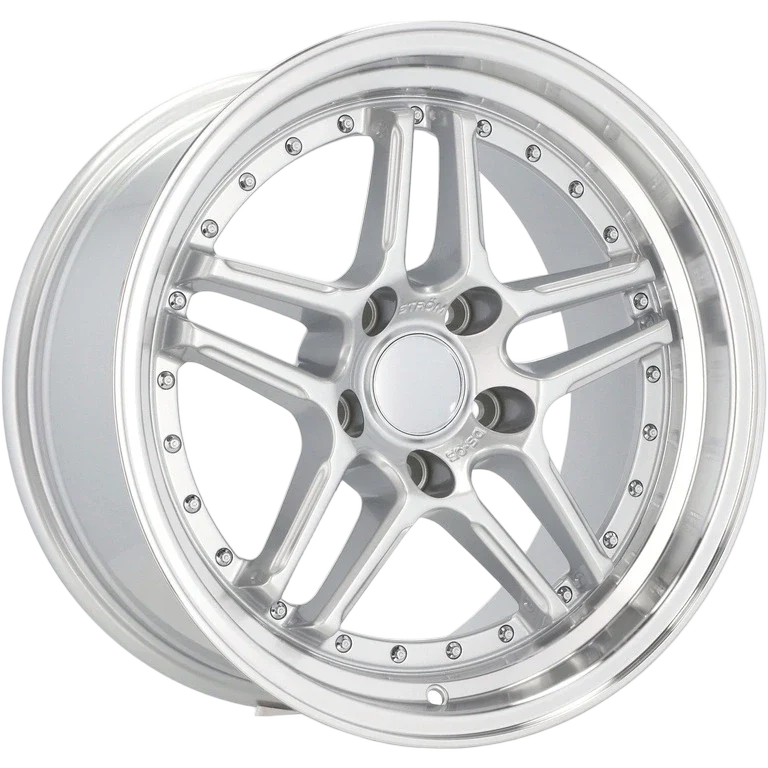 Alu kola pro BMW A5863 8.5x17 5x120 ET20 74.1 Silver & Polished Lip | Wheelsup.cz