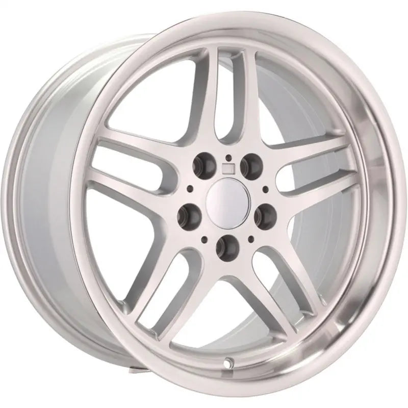 Alu kola pro BMW A5913 9.5x18 5x120 ET20 74.1 Silver & Polished Lip | Wheelsup.cz