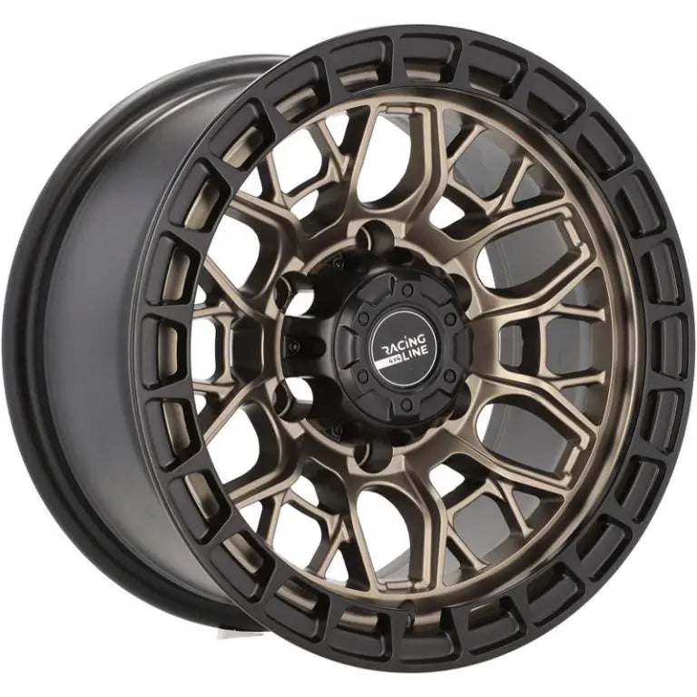 Alu kola pro Offroad A6274 8x16 6x139.7 ET-10 110.5 Black Half Matt