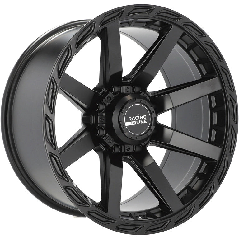 Alu kola pro Offroad A8917 10x20 8x165.1 ET-18 125.2 Black Half Matt | Wheelsup.cz