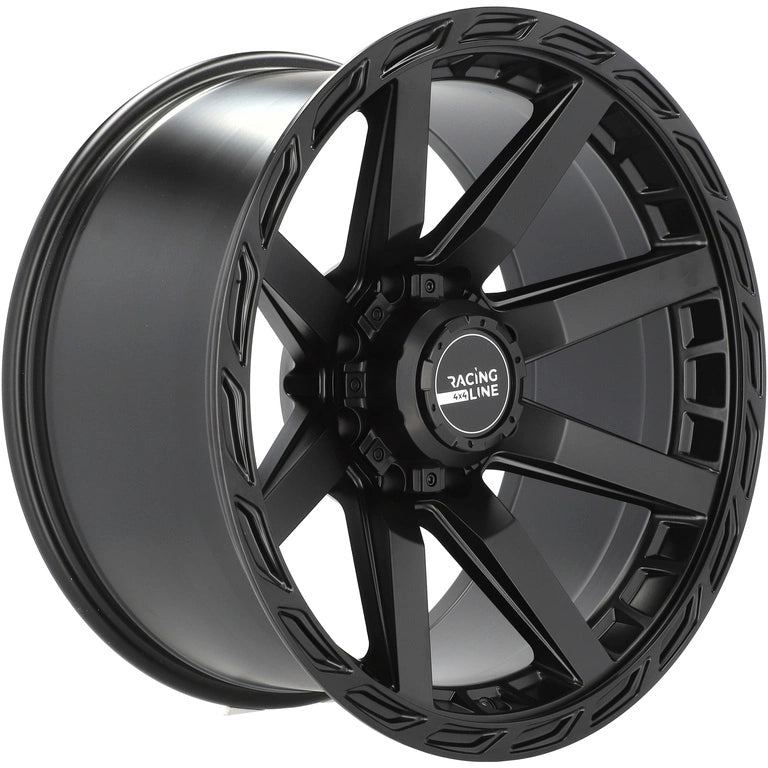 Alu kola pro Offroad A8917 10x20 8x165.1 ET-18 125.2 Black Half Matt | Wheelsup.cz