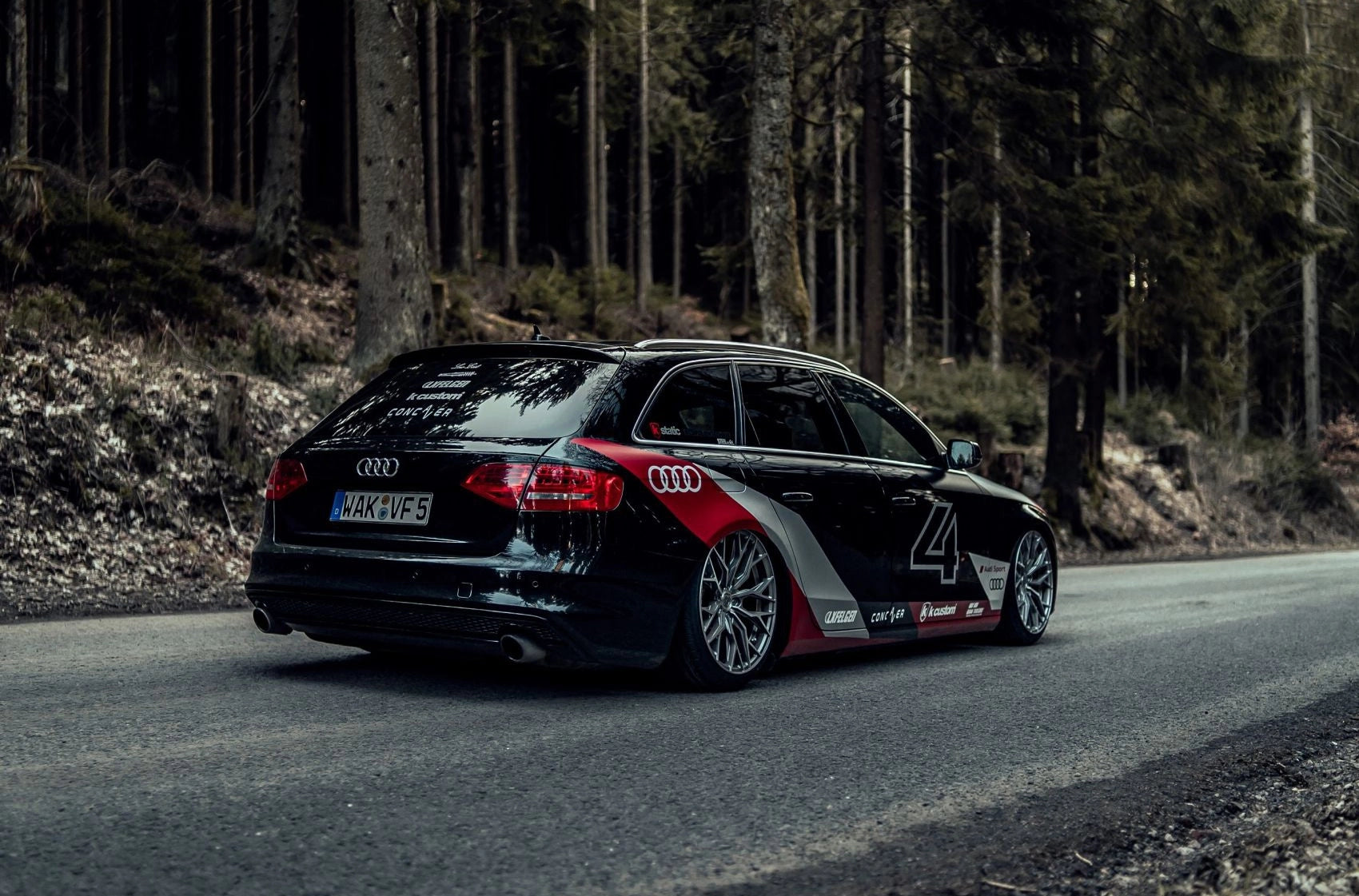 Alu kola Audi A4 S4 RS4 Concaver CVR1 Brushed Titanium 212 12193