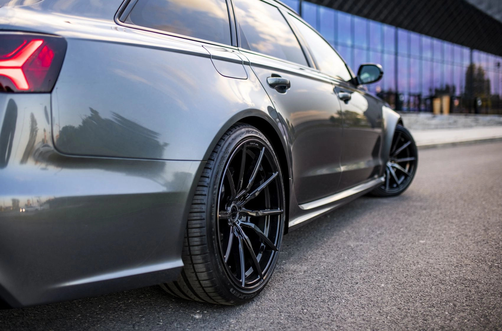 Alu kola Audi A6 S6 RS6 Concaver CVR4 Double Tinted Black 244 14004