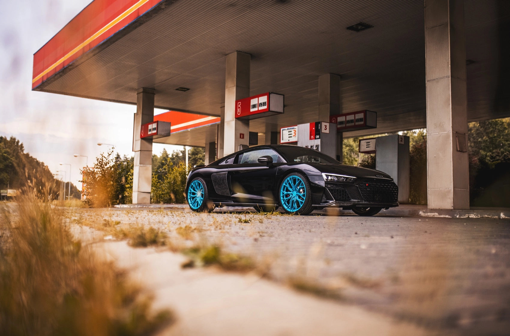 Alu kola Audi R8 Concaver CVR1 Gloss Light Blue 890 1215