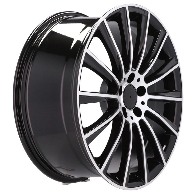 Alu kola pro Mercedes B1048 7.5x19 5x112 ET44 66.6 Black Polished | Wheelsup.cz