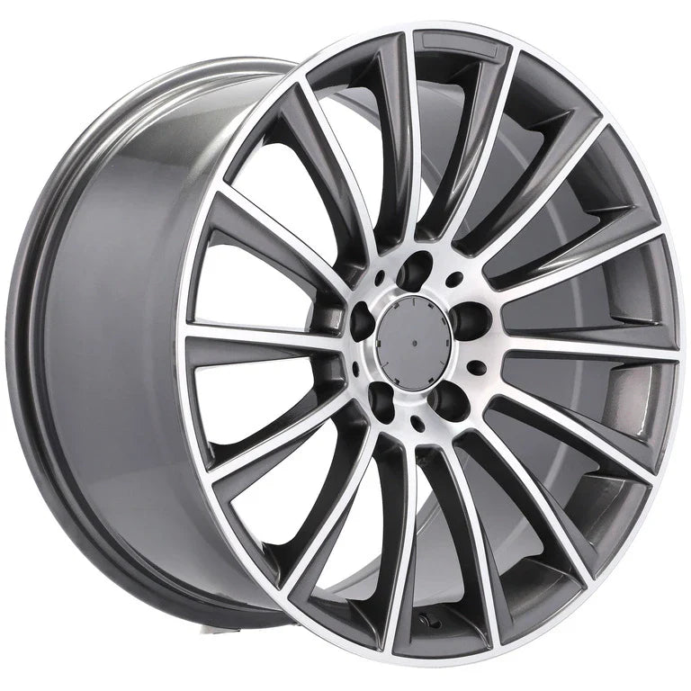 Alu kola pro Mercedes B1048 8x17 5x112 ET43 66.6 Grey Polished | Wheelsup.cz