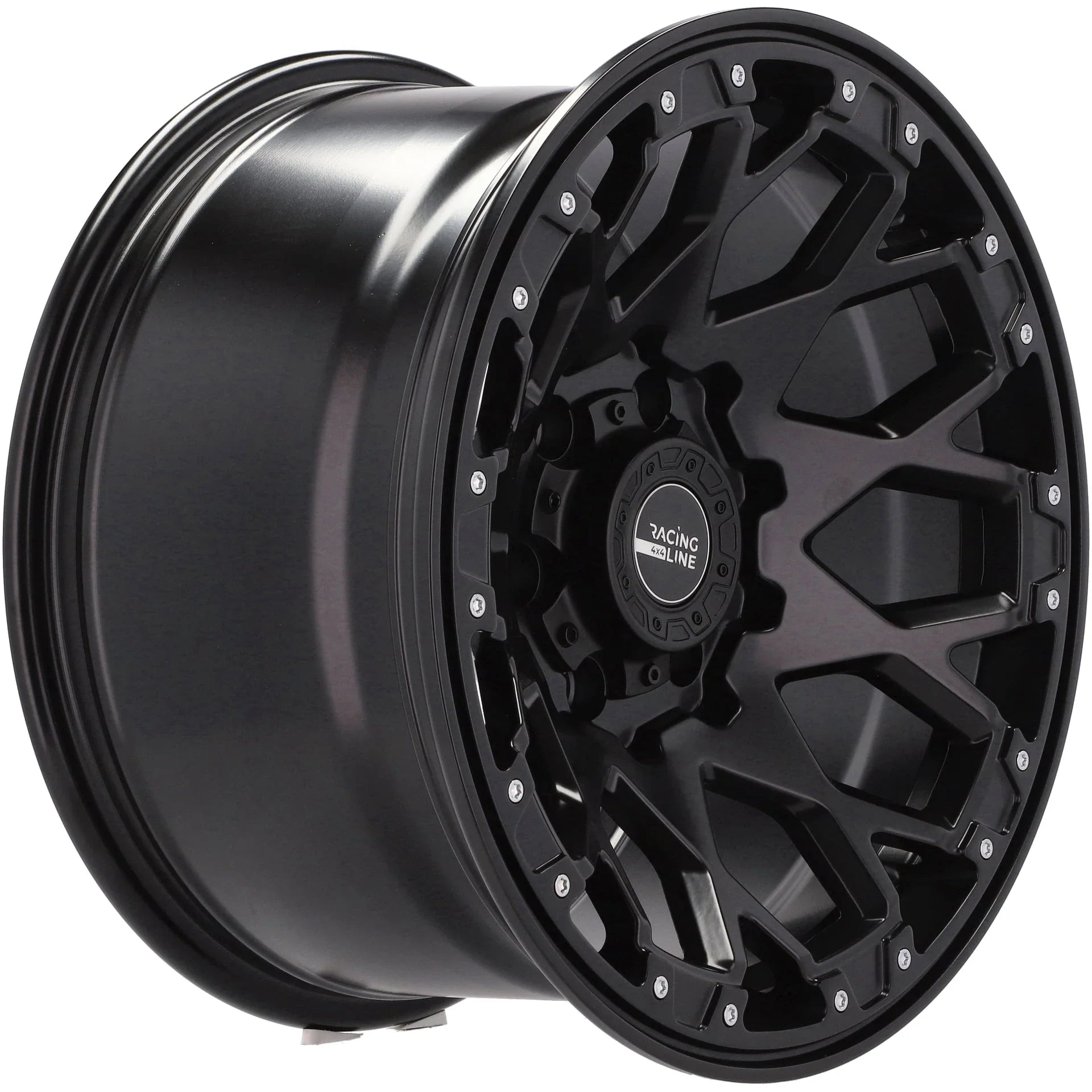 Alu kola pro Offroad B1108 9x17 6x139.7 ET-6 87.1 Black Half Matt | Wheelsup.cz