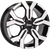 Alu kola pro Dacia B1110 6.5x16 4x100 ET40 60.1 Black Polished
