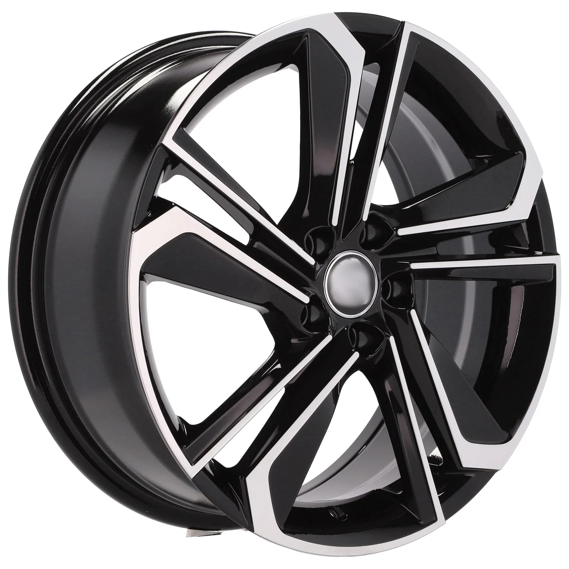 Alu kola pro Škoda B1113 7x17 5x100 ET51 57.1 Black Polished | Wheelsup.cz