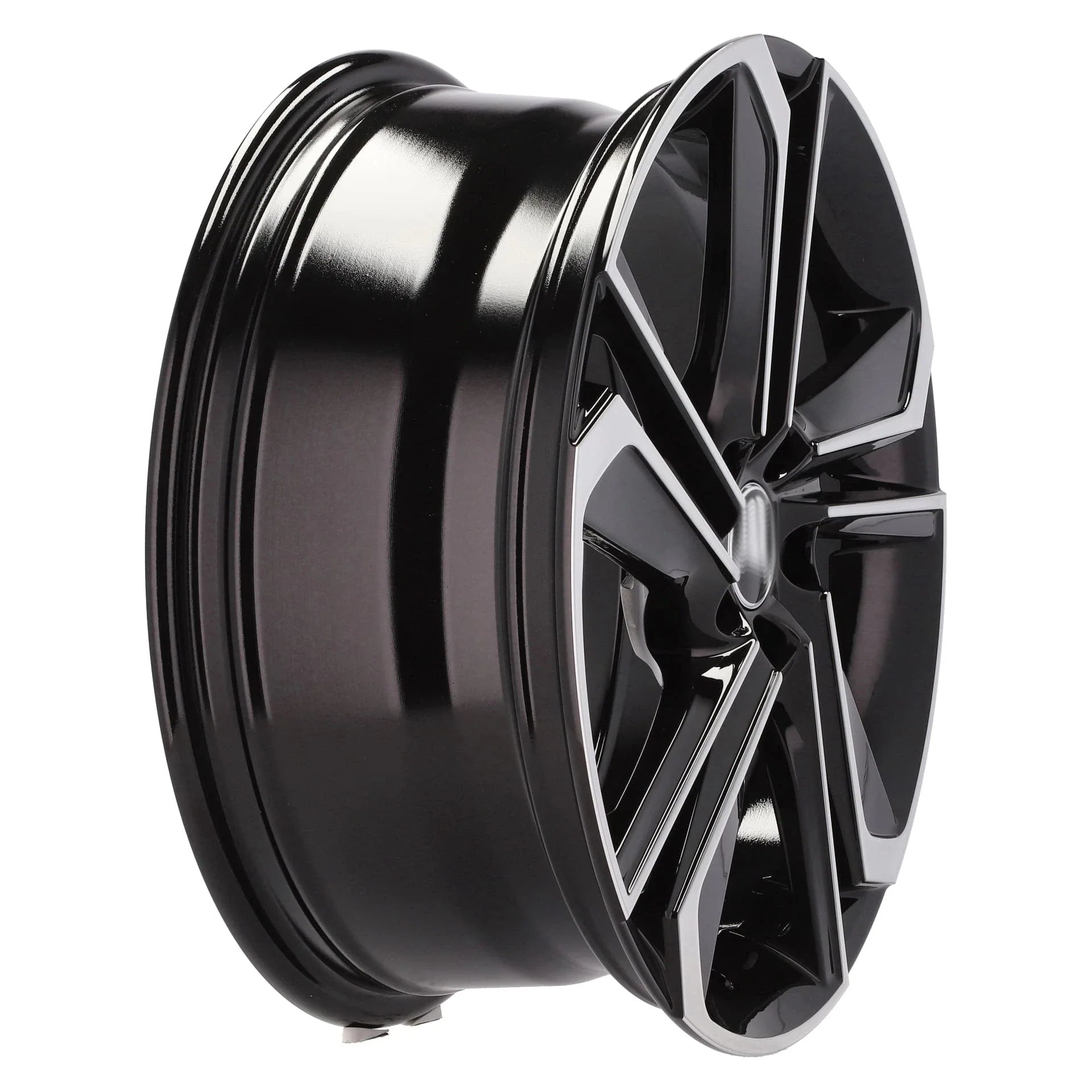 Alu kola pro Škoda B1113 7x17 5x100 ET51 57.1 Black Polished | Wheelsup.cz