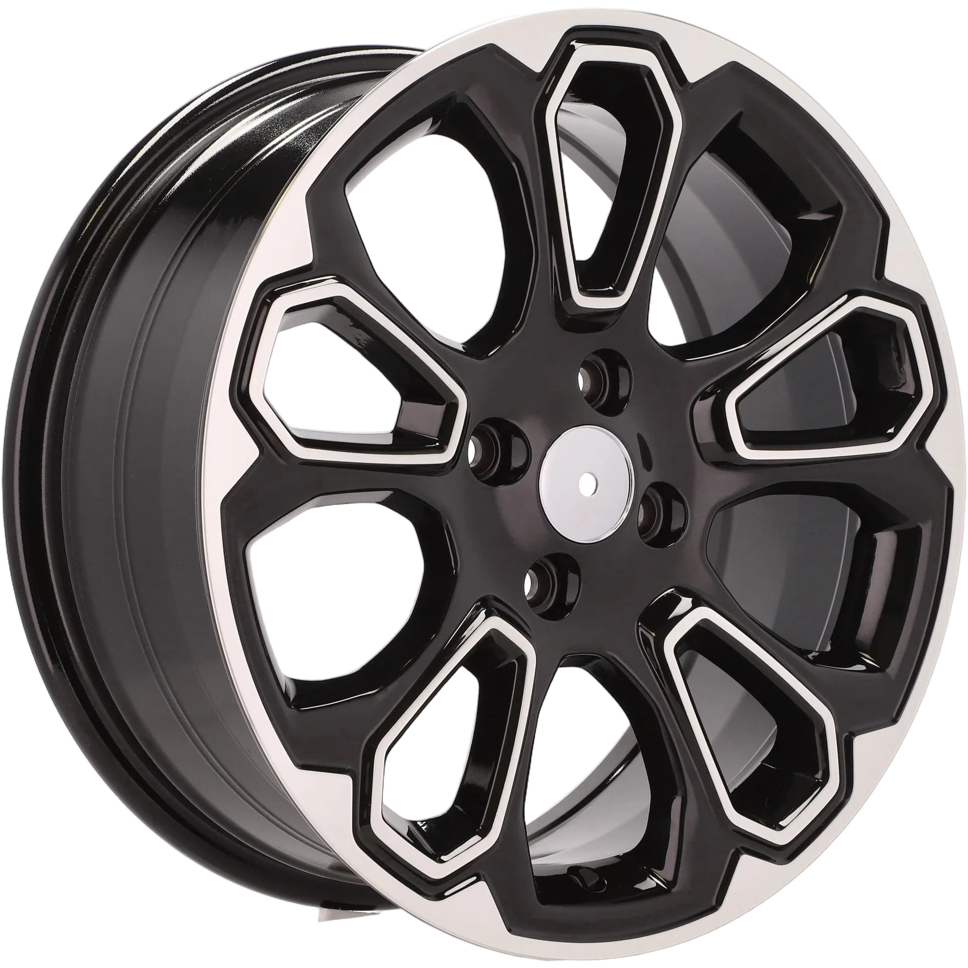 Alu kola pro Ford B1136 7x17 4x108 ET37.5 65.1 Black Polished | Wheelsup.cz