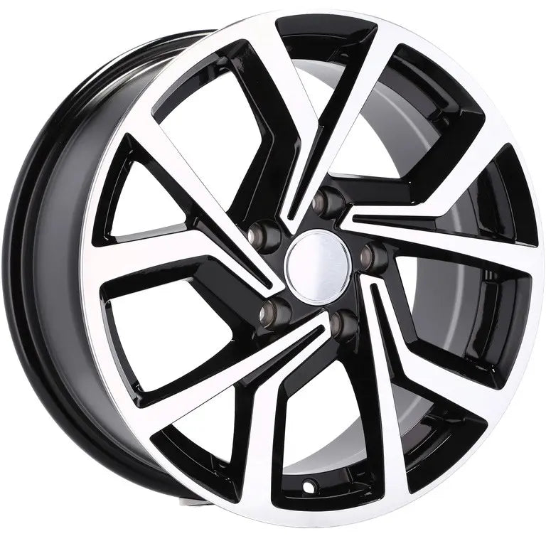 Alu kola pro Volkswagen B1154 6.5x16 5x100 ET45 57.1 Black Polished