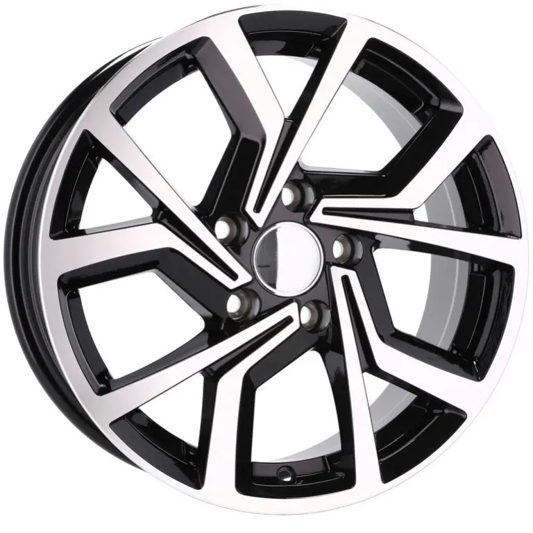 Alu kola pro Volkswagen B1154 7.5x17 5x112 ET45 57.1 Black Polished | Wheelsup.cz