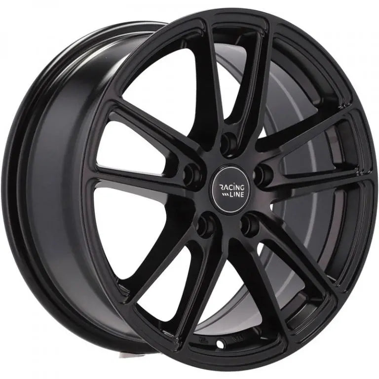 Alu kola Racing Line B1155 7x16 5x112 ET42 66.6 Black Half Matt | Wheelsup.cz