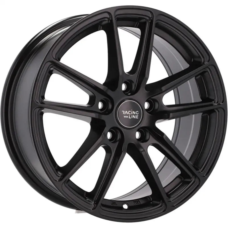 Alu kola Racing Line B1155 7x16 5x112 ET42 66.6 Black Half Matt | Wheelsup.cz