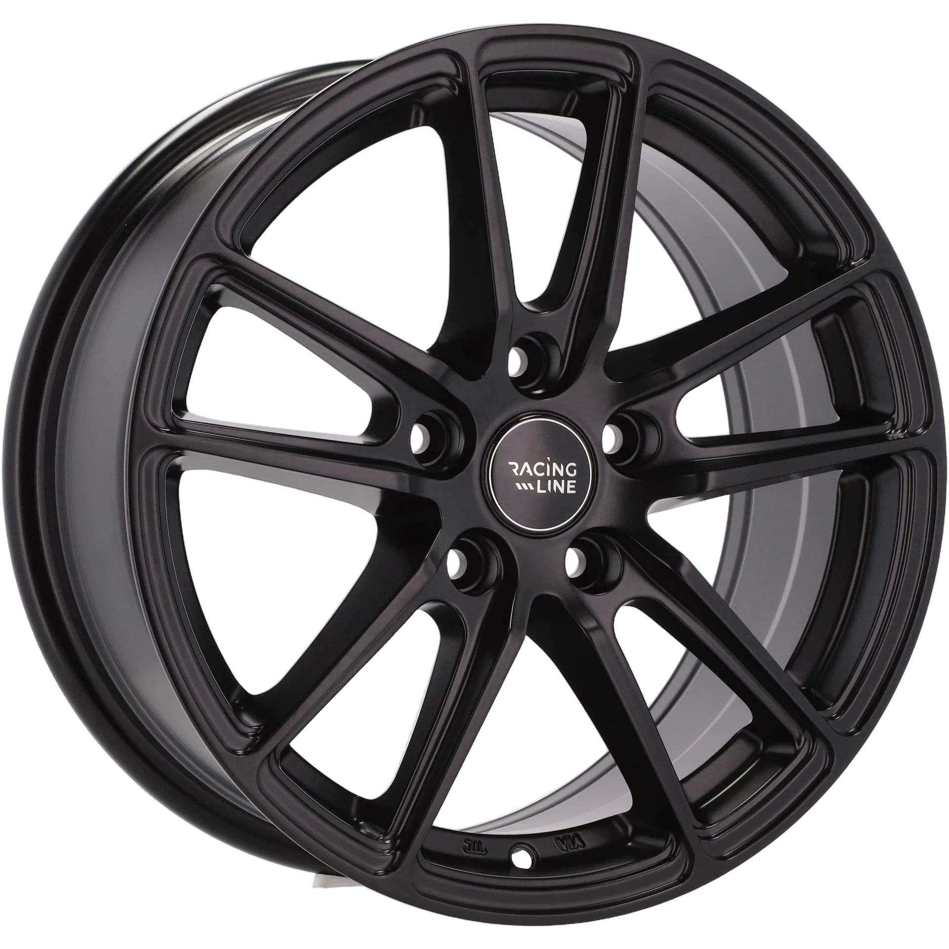 Alu kola Racing Line B1155 7x16 5x112 ET42 66.6 Black Half Matt | Wheelsup.cz
