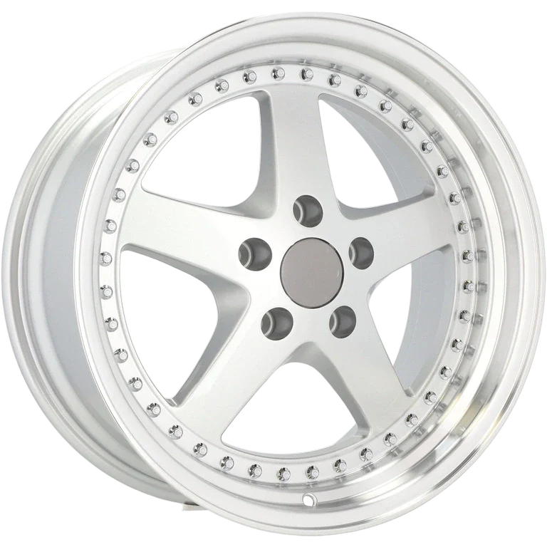 Alu kola pro BMW B1161 8.5x18 5x120 ET30 72.6 Silver & Polished Lip | Wheelsup.cz