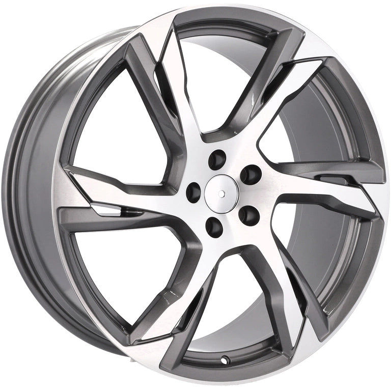 Alu kola pro Volvo B1175 9x22 5x108 ET45 67.1 Grey Polished Half Matt