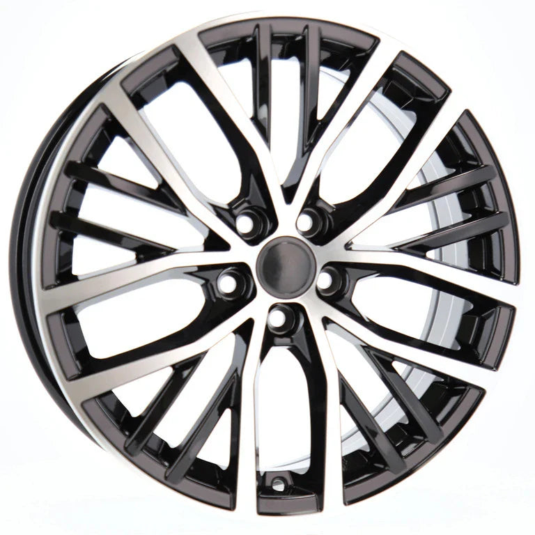 Alu kola pro Volkswagen B1179 6.5x17 5x100 ET40 57.1 Black Polished | Wheelsup.cz